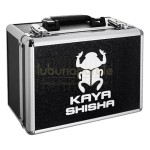Narghilea neagra de vanzare de calitate Kaya Elox Disc Black 41 CM (metal case)